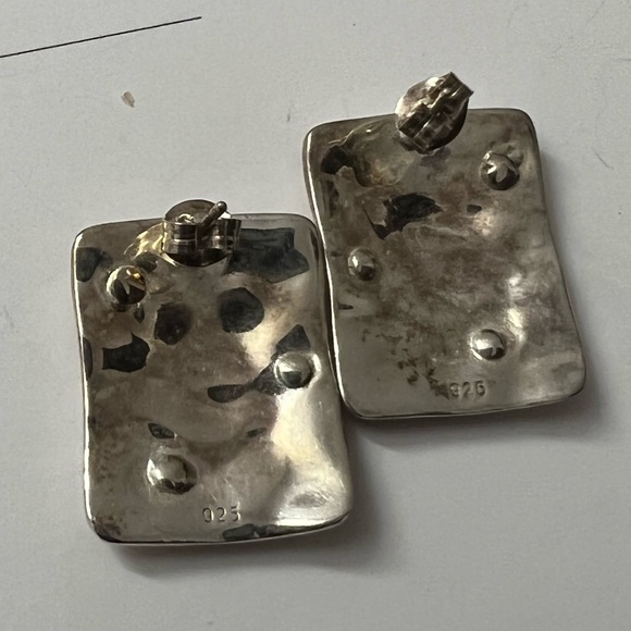 Hagit Gorali ‘Frozen in Time’ Sterling Silver 925 Earrings - Picture 2 of 5